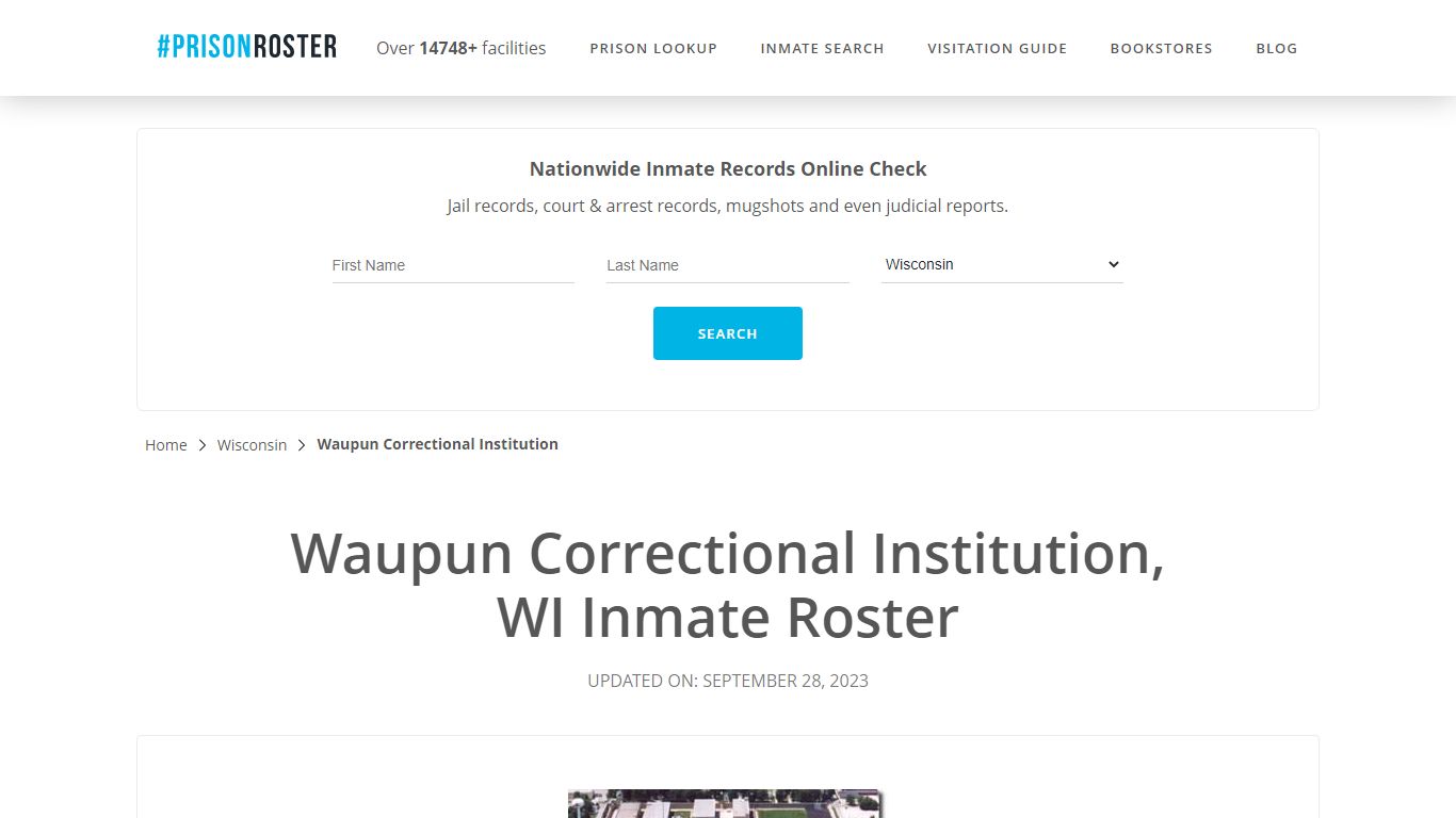 Waupun Correctional Institution, WI Inmate Roster - Prisonroster